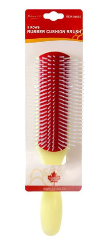 Thumbnail for KIM & C  Rubber Cushion Brush , Sareya Beauty Supply store, Hair detangling brush 