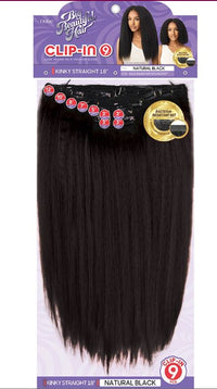 Thumbnail for OUTRE BIG BEAUTIFUL HAIR CLIP-IN- 9PCS - KINKY STRAIGHT 18