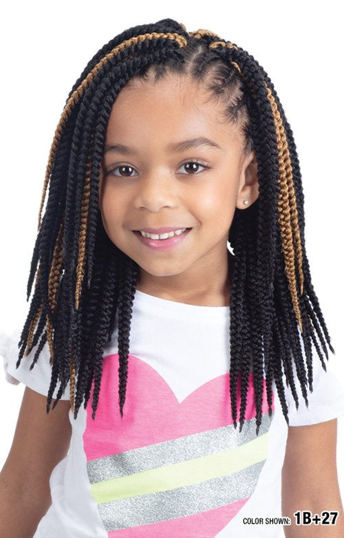 SHAKE N GO FREETRESS EQUAL 3X KIDS-BOX BRAID 9", FRONT VIEW