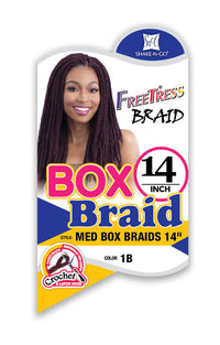 Thumbnail for SHAKE N GO FREETRESS CROCHET MEDIUM BOX BRAID 14