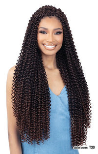 Thumbnail for SHAKE N GO FREETRESS 3X TAHITI WATER CURL EXTRA LONG, FRONT VIEW