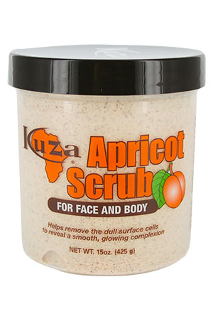 KUZA APRICOT FACE & BODY SCRUB-15oz