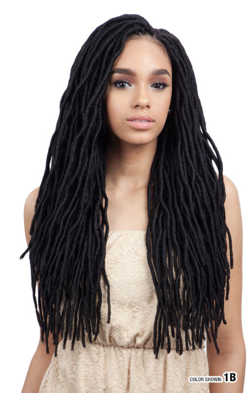 SHAKE N GO FREETRESS EQUAL 2X SOFT FAUX LOC CURLY LITE 20", FRONT VIEW