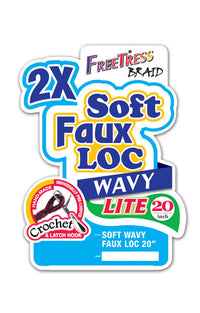 Thumbnail for SHAKE N GO FREETRESS EQUAL 2X SOFT FAUX LOC CURLY LITE 20