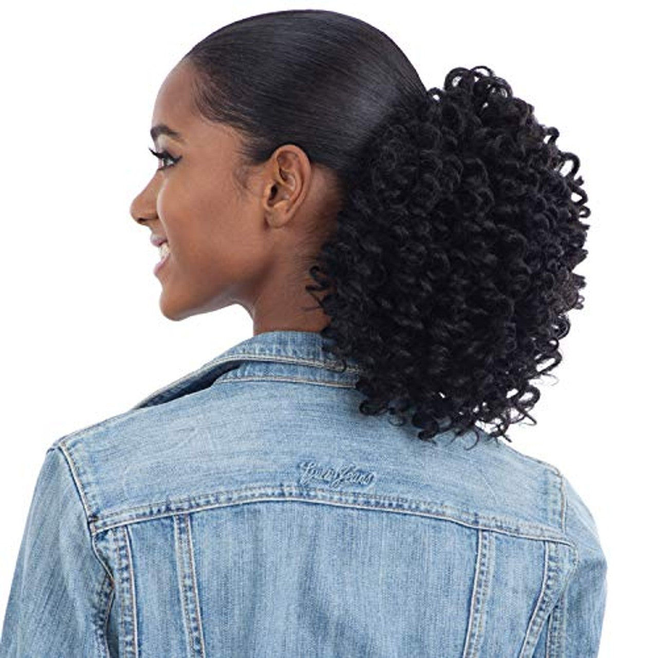 EQUAL DRAWSTRING PONYTAIL KURL UP, BACK VIEW