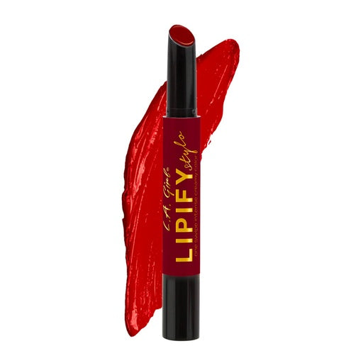 Lipstick with 'Lipify' branding on a white background