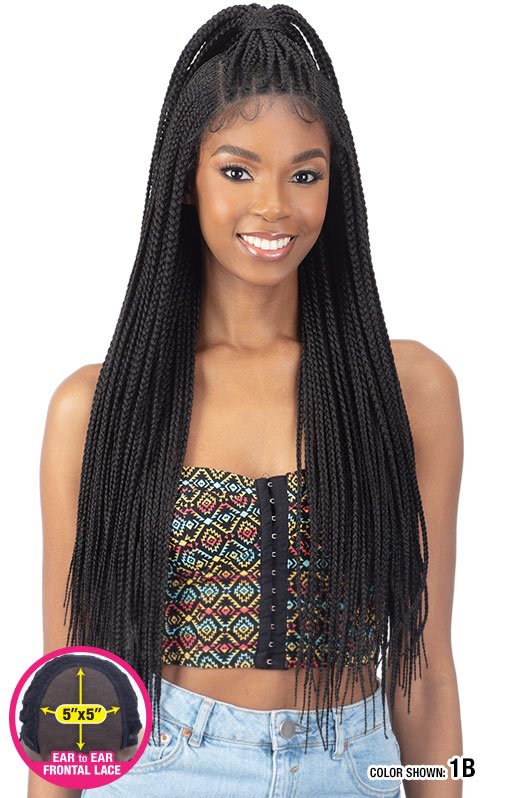 MODEL MODEL PRE-STRETCHED BOX BRAID LACE WIG