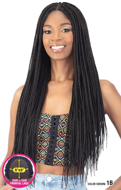 MODEL MODEL PRE-STRETCHED BOX BRAID LACE WIG