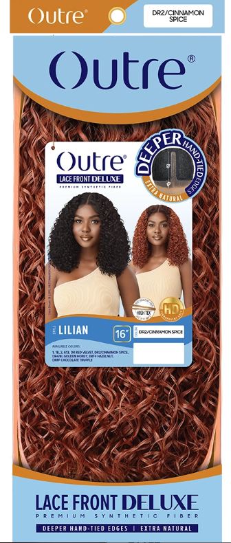 OUTRE  LACE FRONT DELUXE WIG - LILIAN  FULL COLOR