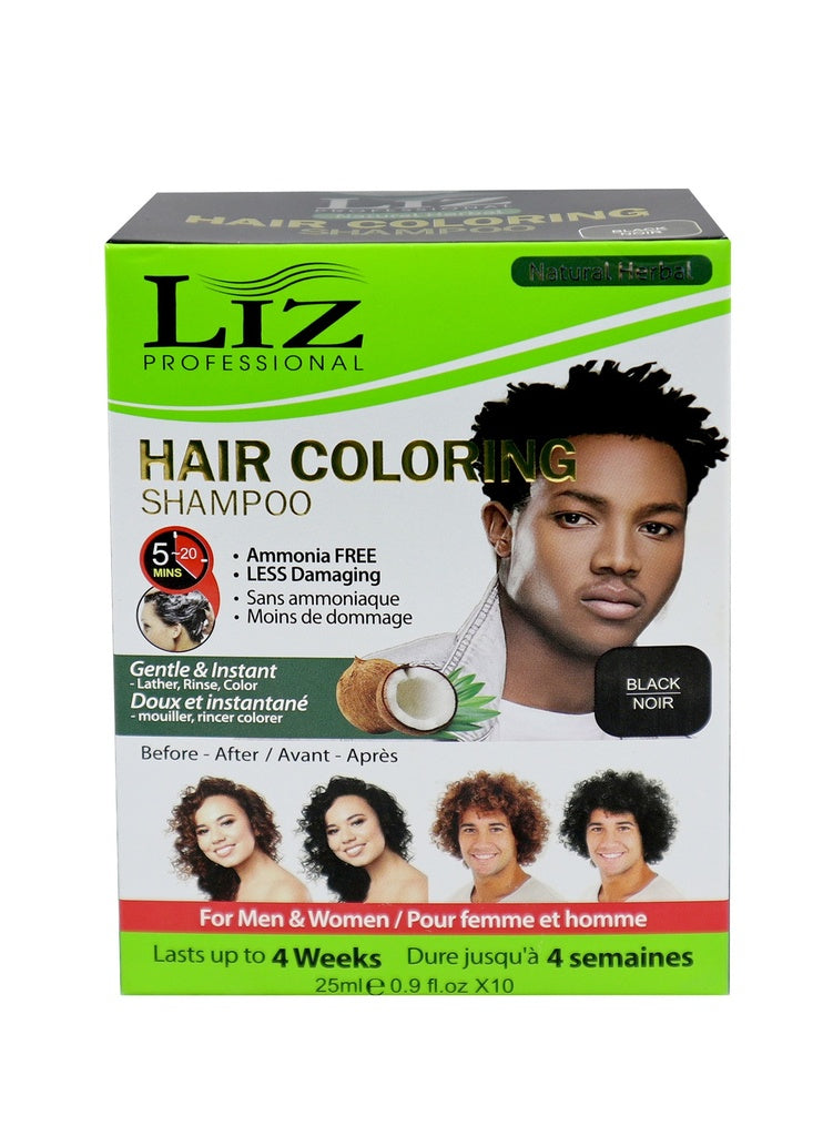 LIZ Black Hair Shampoo (25mLX10)
Hair Color
Beauty Supply Store
Sareya Beauty supply