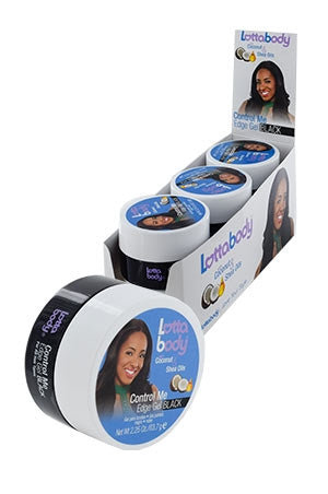 LOTTABODY Coconut & Shea Oils Color Edge Gel [Black] (2.25oz) Sareya Beauty Supply Store in calgary Alberta Canada