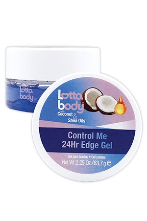 LOTTABODY Coconut & Shea Oils Control Me 24Hr Edge Gel (2.25oz) sareya Beauty supply store in calgary Alberta Canada