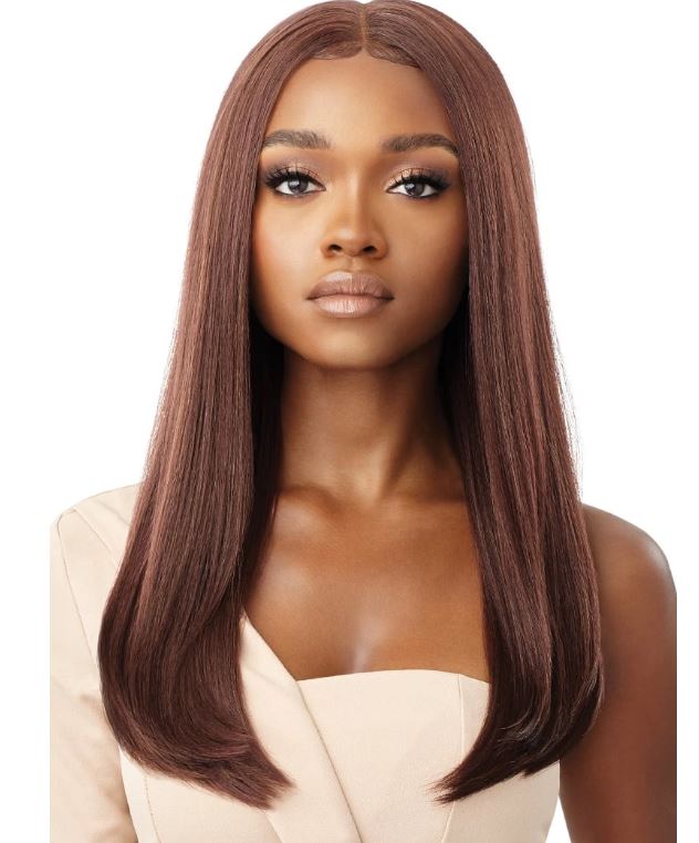 OUTRE LACE FRONT WIG  MELTED SEAMLESS HAIRLINE - LUCIENNE, FRONT VIEW