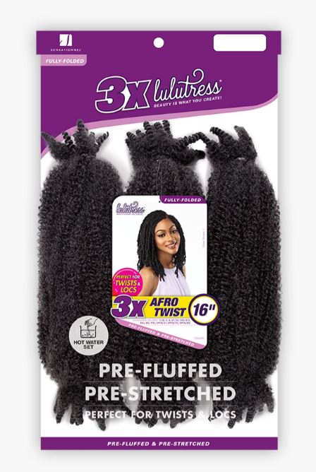 SENSATIONNEL LULUTRESS 3X AFRO TWIST 16"