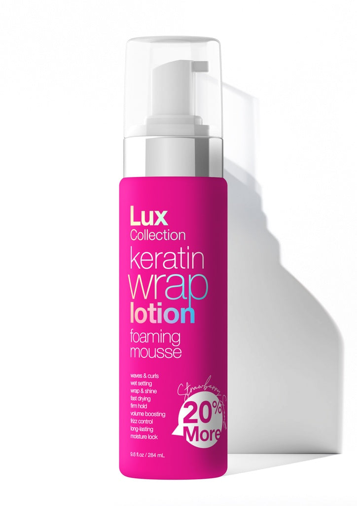 LUX  Collection Keratin Wrap Lotion Foaming Mousse (9.6 oz)
sareya Beauty Supply Store in Calgary Alberta Canada