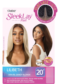 Thumbnail for OUTRE SYNTHETIC LACEFRONT SLEEKLAY PART WIG - LILIBETH