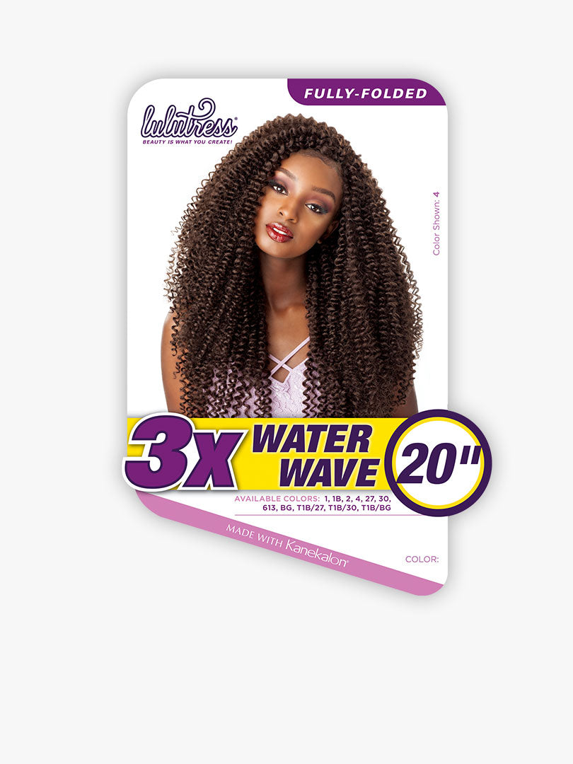 SENSATIONNEL LULUTRESS 3X WATER WAVE 20", LABEL