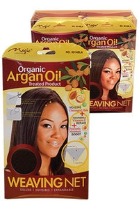Thumbnail for Two boxes of Organic Argan Oil treated product with a woman's face on the packaging.