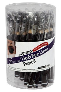 Thumbnail for MAGIC BM Jumbo Lip & Eye Liner Pencil w/Sharpener- Dark Brown