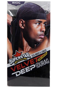 Thumbnail for MAGIC BM Velvet DuRag -Black