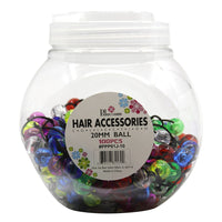 Thumbnail for MAGIC COLLECTION 20 mm Ball Ponytailers 100pcs in Jar sareya beauty supply store in calgary 