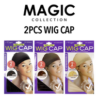 Thumbnail for Three packages of Magic Collection wig caps on a white background