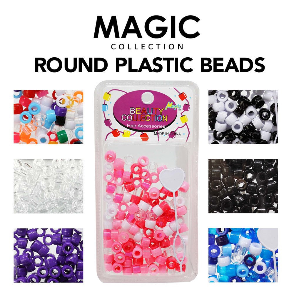 MAGIC COLLECTION Round Plastic Beads
Sareya Beauty Supply Store in Calgary Alberta Canada
