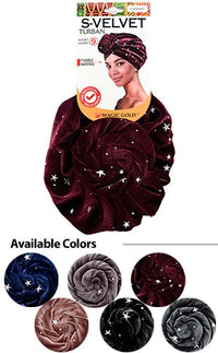 Thumbnail for MAGIC COLLECTION S-Velvet Turban - Assorted Colors, Sareya Beauty Supply , Hair accessories 