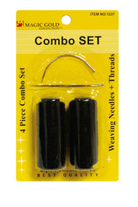 Thumbnail for MAGIC GOLD 4 Pcs Combo Thread Set (Thread + Needle)