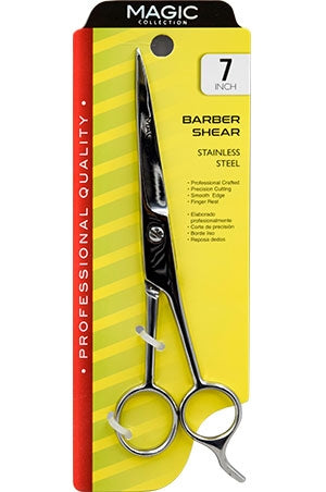 A pair of 7 inch Magic Gold barber shears, stainless steel, in original packaging.