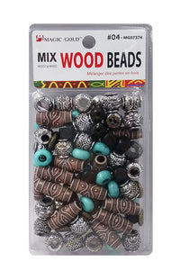 Thumbnail for MAGIC GOLD Mix Wood Beads