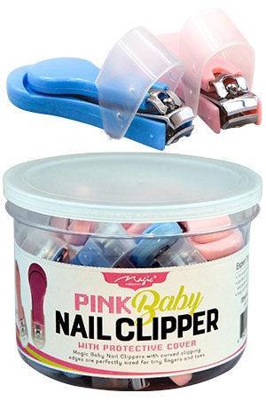 MAGIC GOLD Nail Care Pink Baby Nail Clipper, Sareya Beauty Supply Store in Calgary Alberta Canada