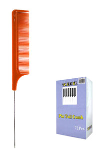 Thumbnail for MAGIC GOLD Pin Rat Tail Comb - Metal Tail