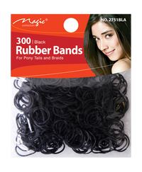 Thumbnail for MAGIC GOLD Rubber Bands 300 pieces  Black