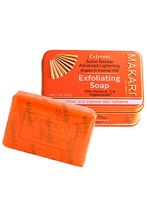 MAKARI EXTREME EXFOLIATING ARGAN & CARROT SOAP-7oz