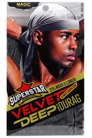 Magic Velvet DuRag #4803GRAY