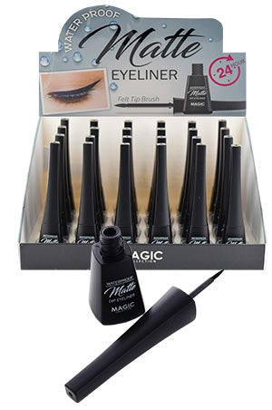 MAGIC GOLD Waterproof Matte Eyeliner - Black