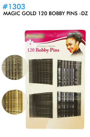 Magic Gold 120 Bobby Pins