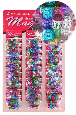 MAGICBM Asst Hair & Nail Ring Bead (X.L)