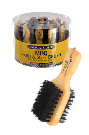 MAGIC GOLD MINI DOUBLE SIDED BRUSH (HARD & SOFT)