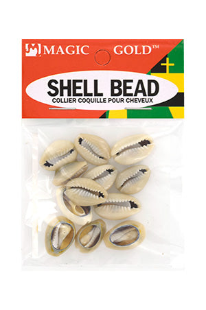 MAGIC GOLD SHELL HAIR BEADS- ASSORTED