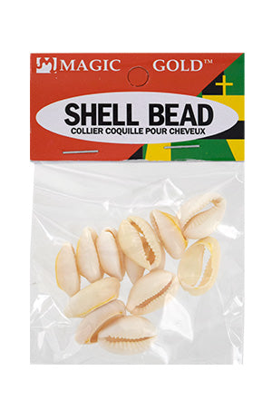 MAGIC GOLD SHELL HAIR BEADS- ASSORTED