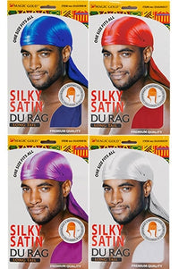 Thumbnail for MAGIC GOLD SILKY SATIN  DURAG LONG TAIL