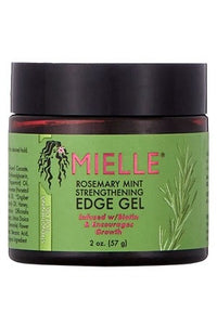 Thumbnail for MIELLE ORGANICS ROSEMARY MINT STRENGTHENING EDGE GEL- Gel 2oz- ENGLISH LABEL