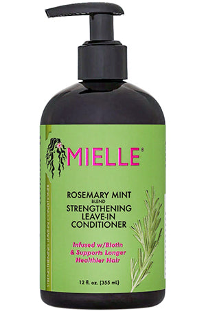 MIELLE ROSEMARY MINT STRENGTHENING LEAVE IN CONDITIONER (12oz)