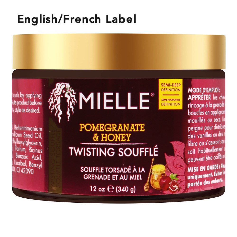 MIELLE ORGANICS POMEGRANATE & HONEY Twisting Souffle (12oz)