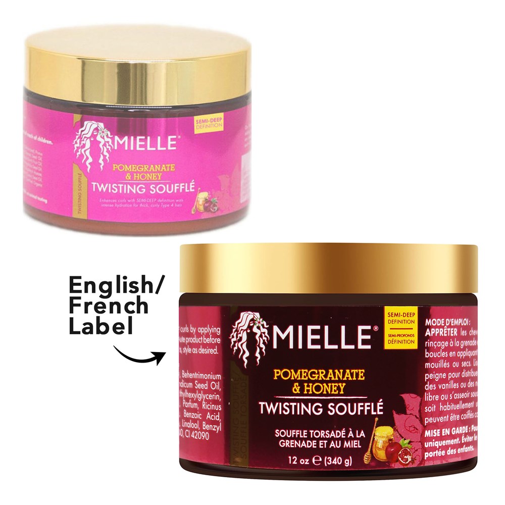 MIELLE ORGANICS POMEGRANATE & HONEY Twisting Souffle (12oz)