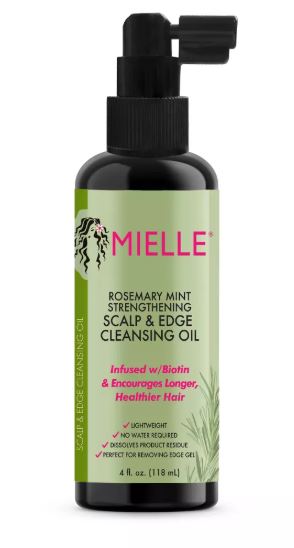 MIELLE ORGANICS Rosemary Mint Scalp & Edge Cleansing Oil (4oz), Sareya Beauty Supply Store in Calgary Alberta Canada