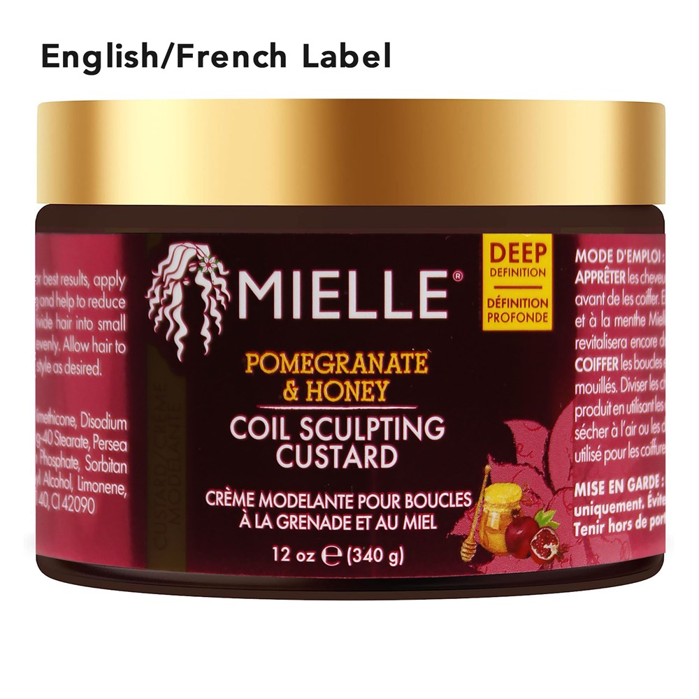 MIELLE POMEGRANATE & HONEY Coil Sculpting Custard (12oz), Sareya Beauty Supply, Beauty Supply Store near Me, Beauty Supply Store in Calgary, Beauty Supply, Mielle 