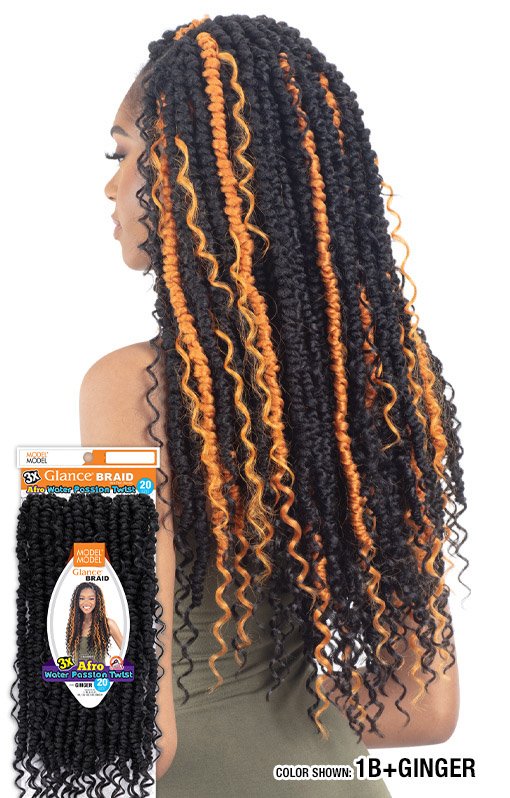 MODEL MODEL 3X Afro Water Passion Twist 20"-2- Sareya Beauty - Calgary hair store